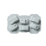 6 PCS Kreative Kuchen Schokolade Form 3D Auto Cartoon Haushalt Silikon Backen Eis Tablett Form, 3D Car Shape (Blue), 3D Car Shape(Pink) – Bild 2