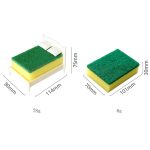 Kreatives Küchen-Scheuerschwamm-Schwamm-Wischbett-Form-Aufbewahrungsregal-Set – Bild 5