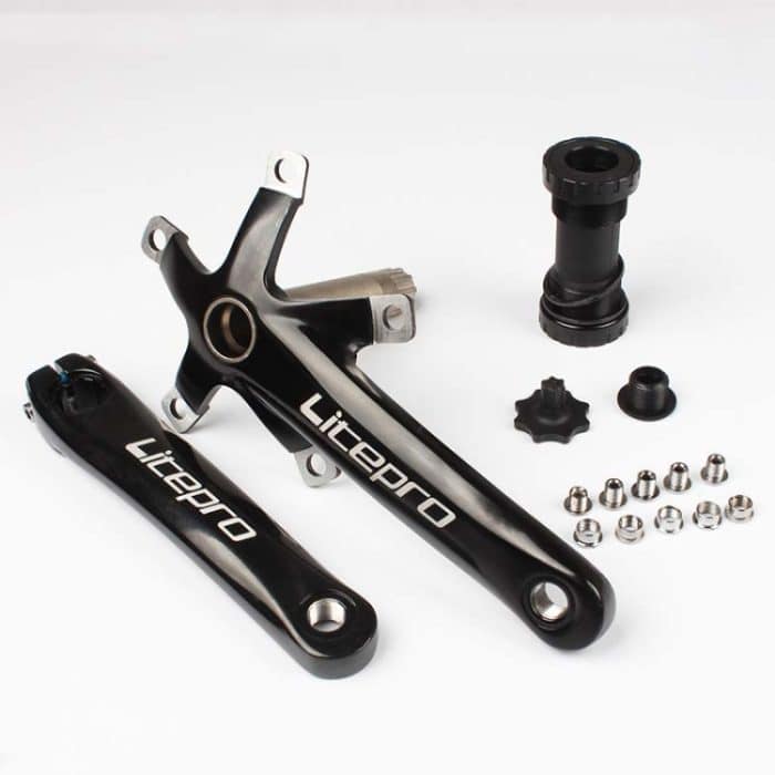 TBD0426880702A.jpg Litepro Klapprad LP Hohle einteilige Kurbelzahnscheibe Unterachse modifiziert SP8, Left and Right Crank, Left and Right Crank+Bottom Bracket – Bild 1