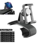 Auto Handyhalter Schnalle Instrument Trolley Innenclip Handy Navigationshalterung mit Nummernschild