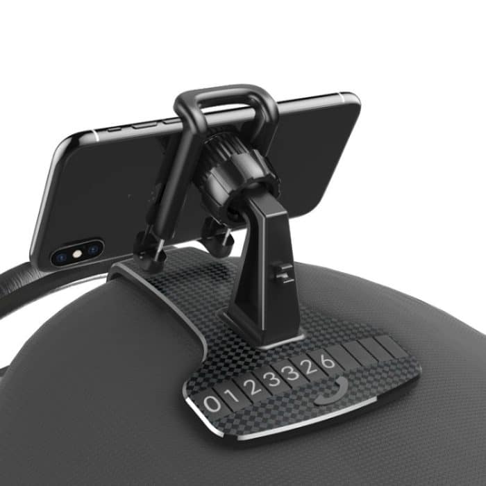 Auto Handyhalter Schnalle Instrument Trolley Innenclip Handy Navigationshalterung mit Nummernschild – Bild 3