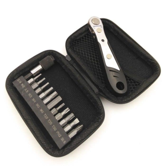 36-Zahn-Mini-Ratschenschlüsselsatz-Kombinationsreparaturwerkzeug für Mountainbikes – Bild 2