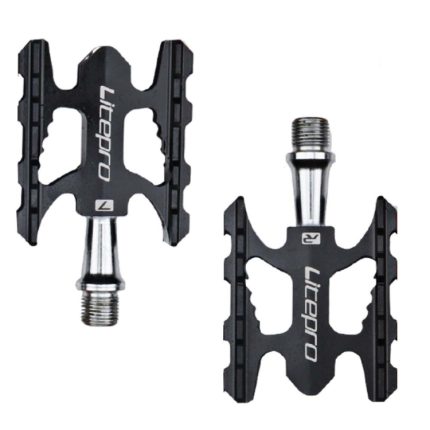 Litepro Ultraleichtes Faltradpedal K3 Fahrradpedal, Black, Red, Silver, Gold, Electroplating Colorful