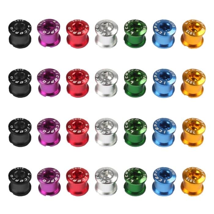 5 PCS Litepro Mountainbike Fahrrad Platte Nagel Kettenrad Platte Schraube Faltrad Modifizierte Einzelplatte Nagel – Bild 2