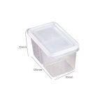 2 teile/satz Küche Kühlschrank Lagerung Box Grüne Zwiebel Ingwer Knoblauch Transparent Mit Deckel Frische-halten Box Lebensmittel Versiegelt Box – Bild 3