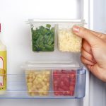 2 teile/satz Küche Kühlschrank Lagerung Box Grüne Zwiebel Ingwer Knoblauch Transparent Mit Deckel Frische-halten Box Lebensmittel Versiegelt Box – Bild 7
