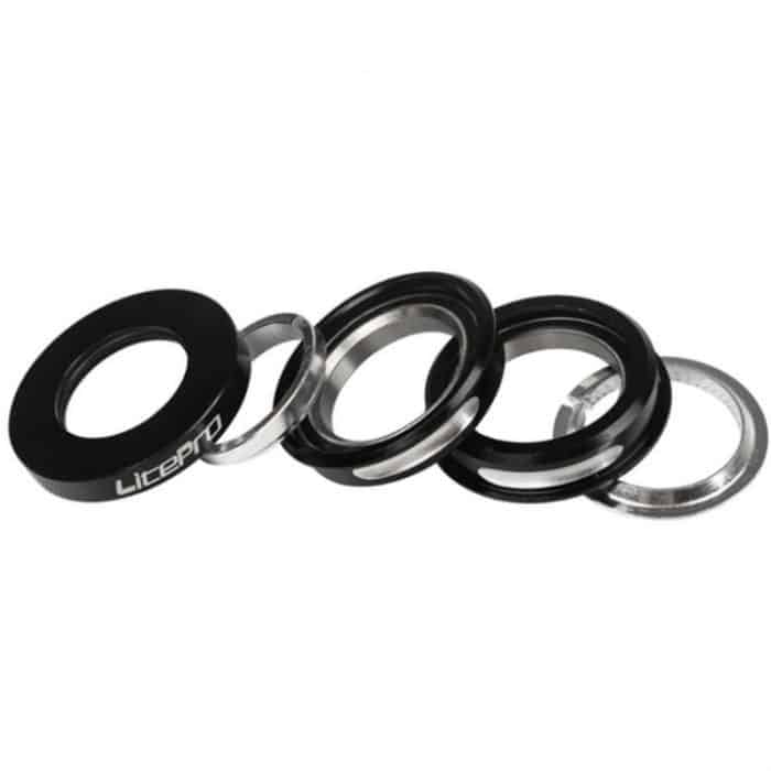 Litepro Faltrad-Headset, 44 mm, integriertes Lager-Headset für Dahon BYA412 P18 P8 Headset, Black, Red, Silver, Gold, Electroplating Color – Bild 2