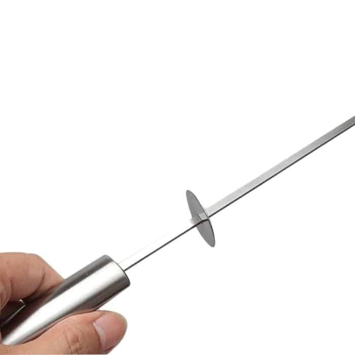 5 PCS Grillstift mit Griff Grill Edelstahl Grill Spieß Grillstift mit hitzebeständigem Griff – Bild 2