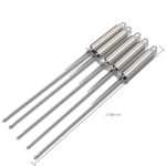 5 PCS Grillstift mit Griff Grill Edelstahl Grill Spieß Grillstift mit hitzebeständigem Griff – Bild 5