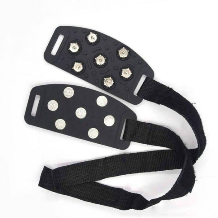 DM-1601 3 Paar Outdoor-Bergsteigen, Schnee, Eis, Oberfläche, 7-Zahn-Steigeisen, Zinklegierungsspikes, rutschfeste Silikon-Schuhüberzüge, DM-1601Shoe Cover – Bild 1