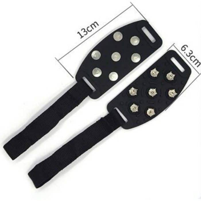 DM-1601 3 Paar Outdoor-Bergsteigen, Schnee, Eis, Oberfläche, 7-Zahn-Steigeisen, Zinklegierungsspikes, rutschfeste Silikon-Schuhüberzüge, DM-1601Shoe Cover – Bild 4