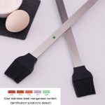 Silikonölbürste Edelstahl Barbecue Pinsel Gewürzbürste DIY Kuchen Grill Backwerkzeug – Bild 6