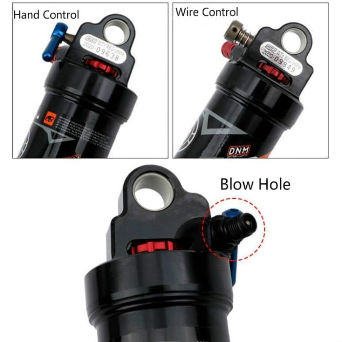 DNM AO38 Mountain Soft Tail Frame Hinterer Stoßdämpfer XC Luftdruck-Zugstufen-Stoßdämpfer, 165mm Hand Control AO38RC, 190mm Hand Control AO38RC, 200mm Hand Control AO38RC, 210mm Hand Control AO38RC, 165mm Wire Control AO38RL, 190mm Wire Control AO38RL... – Bild 4