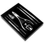 7 in 1 Edelstahl Küken Zange Nagelknipser Korrektor Nagel Picker Werkzeug – Bild 2