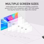 P11 854x480 DLP Mini-Smart-Projektor mit Infrarot-Fernbedienung, Android 9.0, 2 GB + 16 GB, unterstützt 2,4 G/5 G WLAN, Bluetooth, TF-Karte – Bild 6