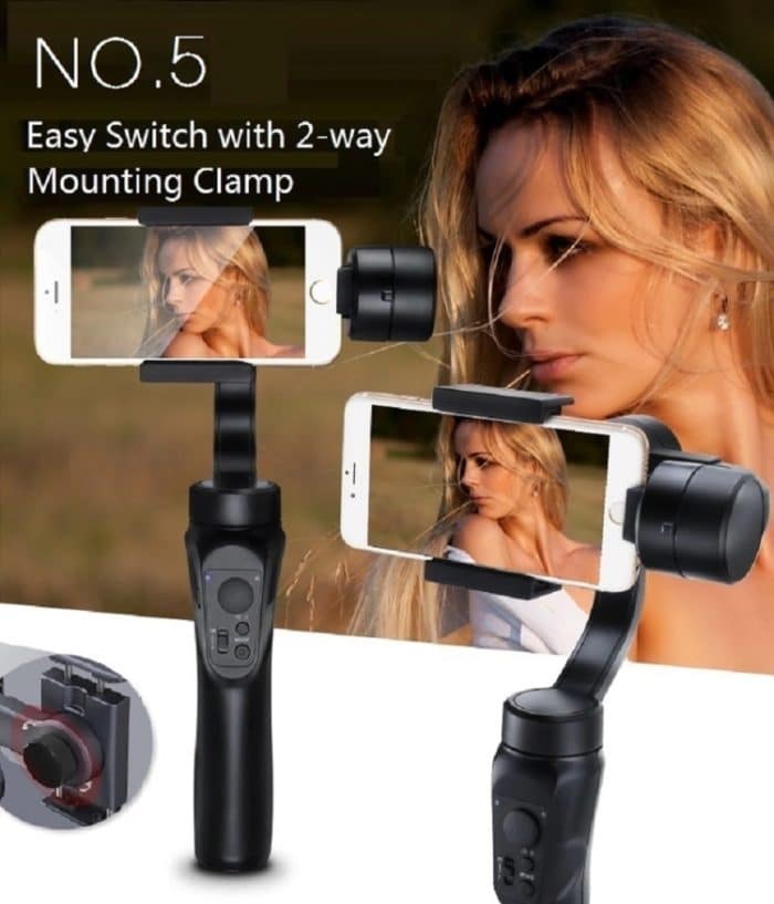 H4 Dreiachsiger kardanischer Handstabilisator für Aufnahmen Stabile Live-Unterstützung für Verwacklungsschutzkameras – Bild 9