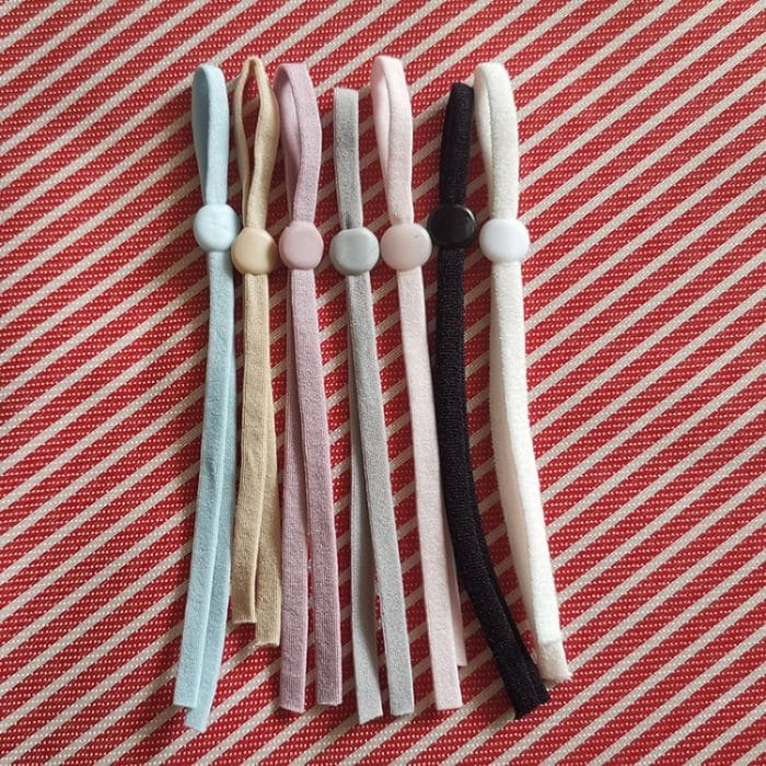 20 Stück verstellbares Gummiband-Maskenseil, zufällige Farblieferung – Bild 6