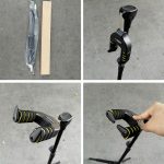 Gravity Self-Locking Folding Vertikaler Pipa Bass Universal Gitarrenständer – Bild 7