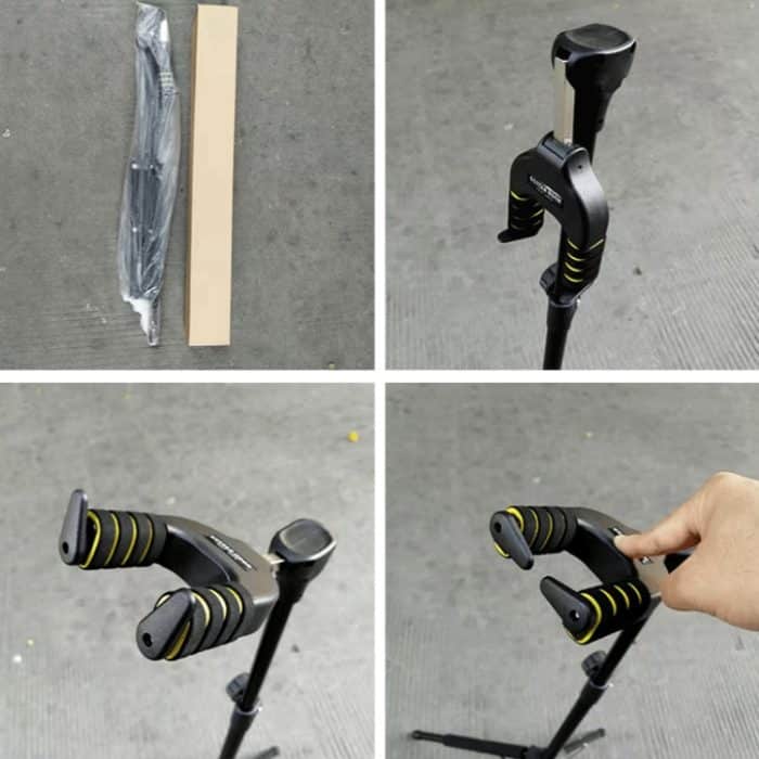 Gravity Self-Locking Folding Vertikaler Pipa Bass Universal Gitarrenständer – Bild 7