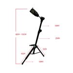 Gravity Self-Locking Folding Vertikaler Pipa Bass Universal Gitarrenständer – Bild 10