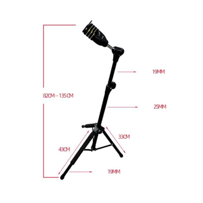 Gravity Self-Locking Folding Vertikaler Pipa Bass Universal Gitarrenständer – Bild 10