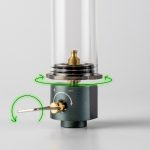 BRS-55 Outdoor Camping Beleuchtung Mini Steam Light Zelt Gas Coreless Candle Light – Bild 3