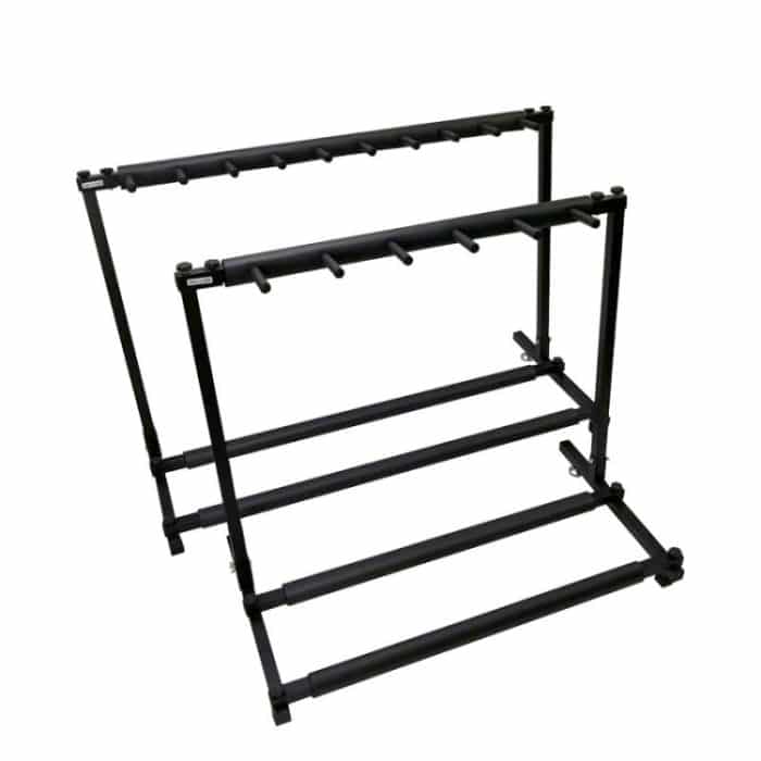 Faltbares, langes Gitarrenständer-Regal aus Metall, Three Racks, Five Racks, Seven Racks, Nine Racks – Bild 4