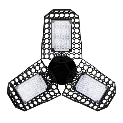 LED E27 Pflanzenwachstumslicht Dreiblättriges faltbares Sämlingspflanzergänzungslicht, 108 Beads, 126 Beads, 144 Beads