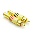 30 PCS RCA Lotus Head AV Audio und Video Stecker Plum Blossom Stecker Lotus Head RCA Kopf, 30pcs