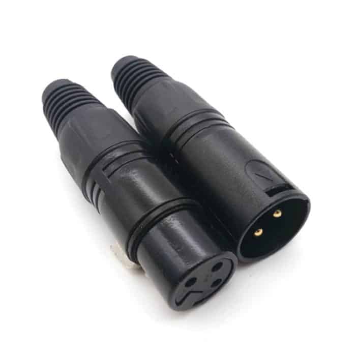 TBD04269806.jpg 10 PCS vergoldeter Mikrofonstecker Kanone männlicher und weiblicher Kopf Kartenhahn – Bild 1