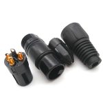 10 PCS vergoldeter Mikrofonstecker Kanone männlicher und weiblicher Kopf Kartenhahn – Bild 3