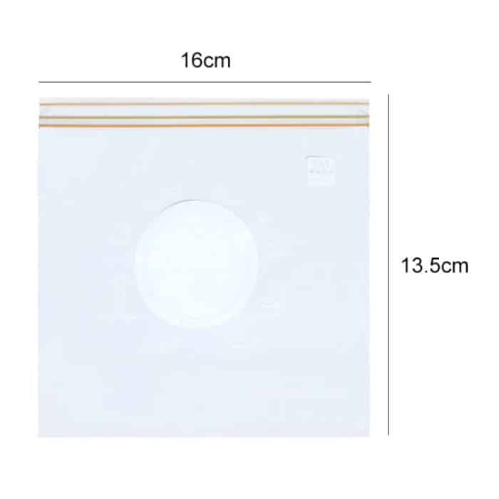 4 Sets Versiegelte Beutel Frische Lebensmittel Verpackung Tasche Haushalt Verdickte Kühlschrank Lagerung Plastiktüte, Small (30 Pieces / Set), Medium (25 Pieces / Set), Large (15 Pieces / Set) – Bild 2