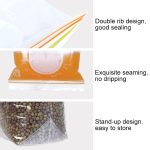 4 Sets Versiegelte Beutel Frische Lebensmittel Verpackung Tasche Haushalt Verdickte Kühlschrank Lagerung Plastiktüte, Small (30 Pieces / Set), Medium (25 Pieces / Set), Large (15 Pieces / Set) – Bild 3