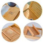 Multifunktionales Teleskopregal für Toilette, Badewanne, Tablet, Telefonhalter, Badezimmer, Badewannenhalter, Single Box, Double Box – Bild 3