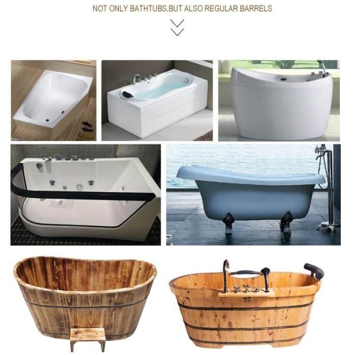 Multifunktionales Teleskopregal für Toilette, Badewanne, Tablet, Telefonhalter, Badezimmer, Badewannenhalter, Single Box, Double Box – Bild 7