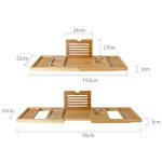 Badewanne Wein Handy Tablet Stand Badewanne Regal Tablett Regal Rack – Bild 3