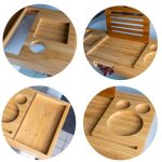 Badewanne Wein Handy Tablet Stand Badewanne Regal Tablett Regal Rack – Bild 4