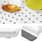 Ausziehbarer Abfluss-Badewannenständer, Badezimmer-Kunststoff-Badewannenständer, Badewannen-/Duschregal – Bild 4