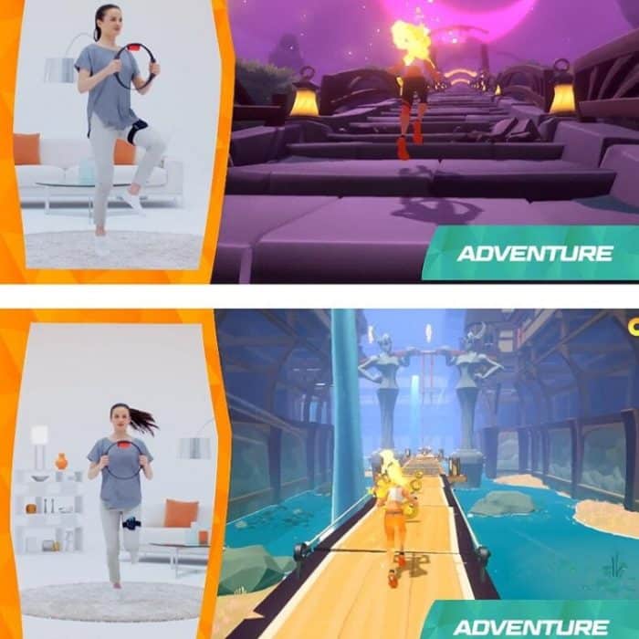 Spiel Fitness Ring Sport Fitness Ring + Beinband Für Nintendo ns – Bild 5