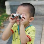 3 x 25 mm klassisches Damen-Drama-Teleskop mit Fernglas und Kette, Gold with Chain, White with Chain, Black with Chain – Bild 4