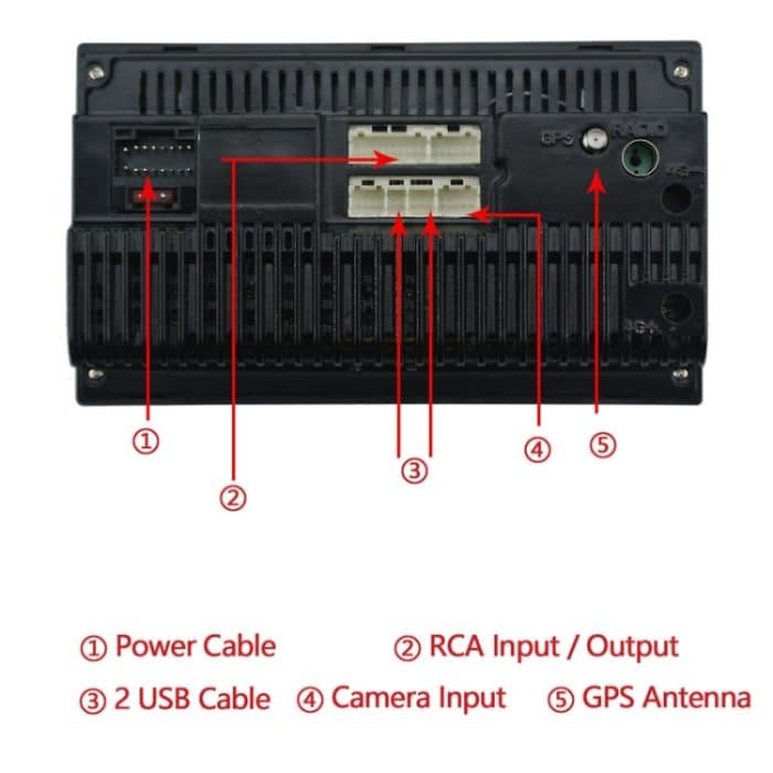 Auto 7 Zoll Universal Android Navigation MP5 Player GPS Bluetooth Auto Navigation All-in-One, Standard, Standard +4 Lights Camera, Standard +8 Lights Camera, Standard +12 Lights Camera – Bild 6