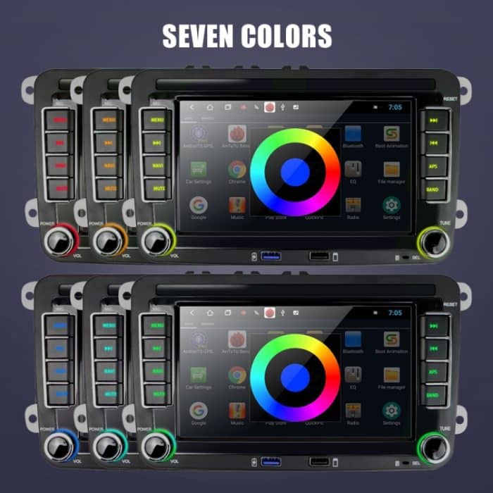 Geeignet für Volkswagen 7-Zoll-Auto-Multimedia-Player-Navigation, integrierte Bluetooth-Rückfahrmaschine, Android 10.0, 1+16G, 2+16G, 2+32G – Bild 11