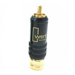 3 Stück WBT-0144 RCA-Lotus-Stecker AV-Audio- und Video-Stecker