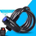 TONYON TY588 Universal-Fahrradschloss Mountainbike-Drahtschloss Fahrradring-Schloss, TONYON TY588 – Bild 2