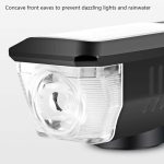 Fahrrad Solar Scheinwerfer Horn Licht Nacht Reiten USB Lade Scheinwerfer Fahrrad Blendung Taschenlampe Ausrüstung, Red, Green, Blue, Orange – Bild 6