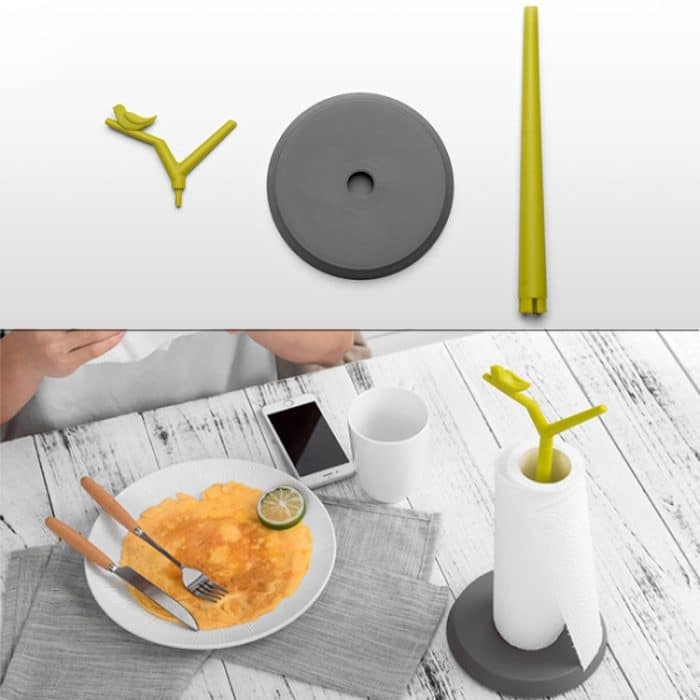 2 Stück baumförmiger Rollenpapierhalter, vertikaler Papierhandtuchhalter, Größe: 34 x 16 cm – Bild 6