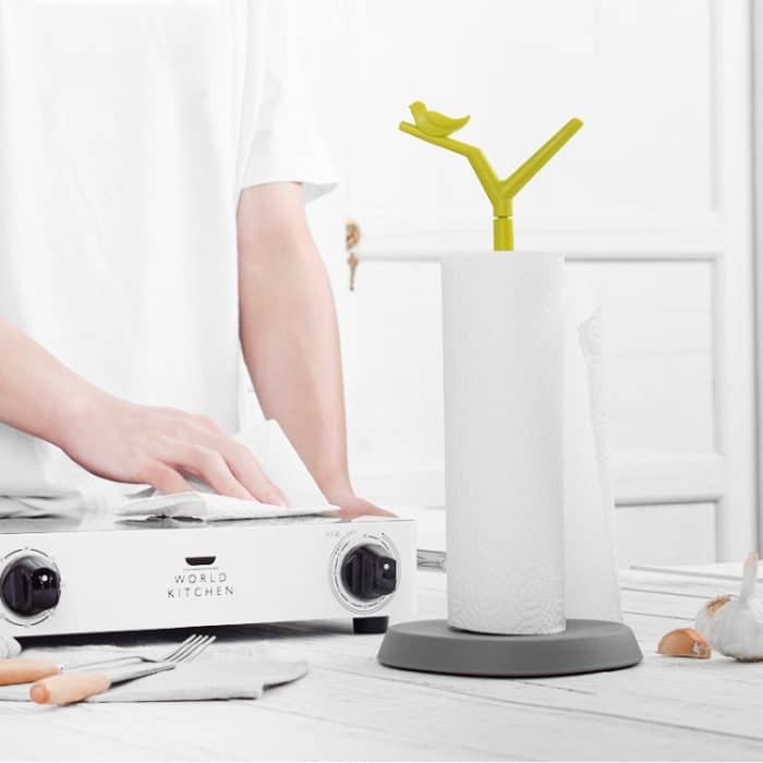 2 Stück baumförmiger Rollenpapierhalter, vertikaler Papierhandtuchhalter, Größe: 34 x 16 cm – Bild 7