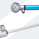 Fahrrad Manuelle Mini Luftpumpe Fahrrad Universal Luftpumpe Fahrrad Outdoor Reiten Tragbare Luftpumpe, Portable Air Pump(Yellow), Portable Air Pump(Red), Portable Air Pump(Black), Portable Air Pump(Silver), Portable Air Pump(Blue) – Bild 4