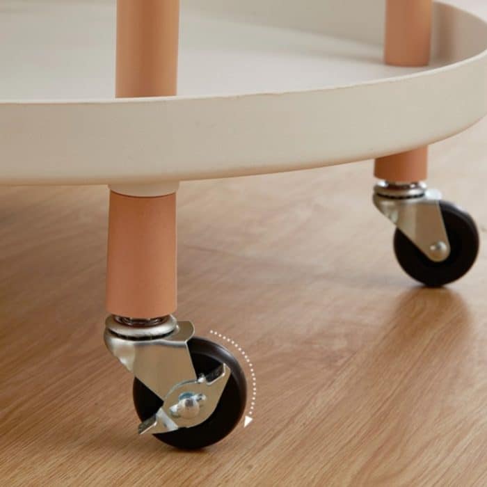 Luxuriöser, beweglicher Servierwagen, einfacher Küchen- und Wohnzimmer-Aufbewahrungsständer für Teeservice, Three Layers, Two Layers – Bild 5