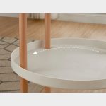 Luxuriöser, beweglicher Servierwagen, einfacher Küchen- und Wohnzimmer-Aufbewahrungsständer für Teeservice, Three Layers, Two Layers – Bild 6